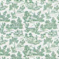 1/24th Campagne Toile - Green Wallpaper