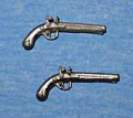 1/24th Scale Pair of Flintlock Pistols