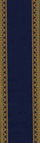  05. Blue and Gold Edged Stair Carpet