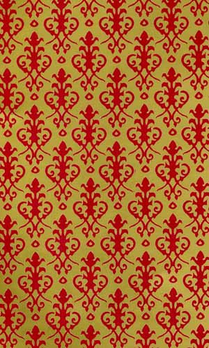 25 Victorian Gold & Red